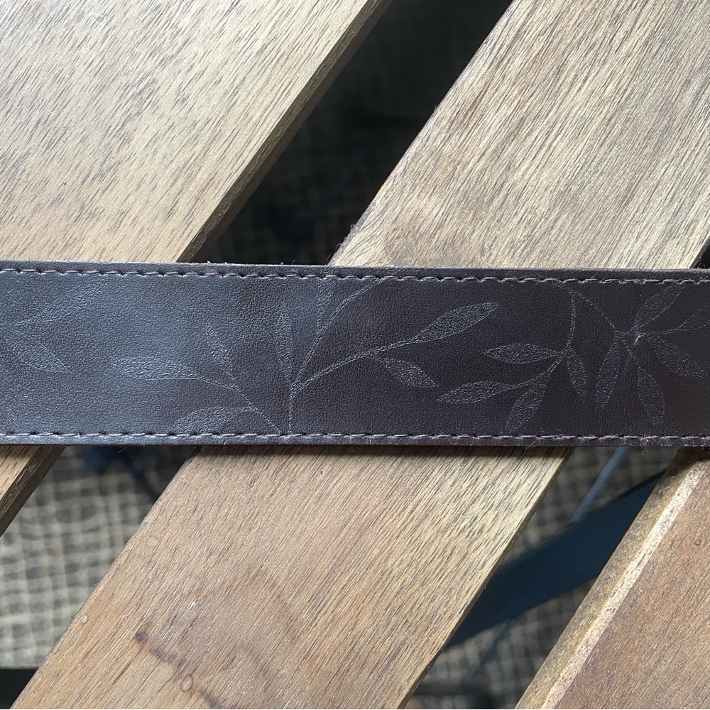 Renaissance genuine leather brown belt S/P